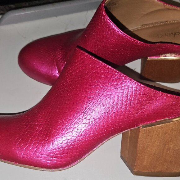 Calvin Klein Leather Mules - Picture 3 of 16